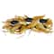 22" Autumn Harvest Triple Candle Holder with Artificial Fall Foliage
